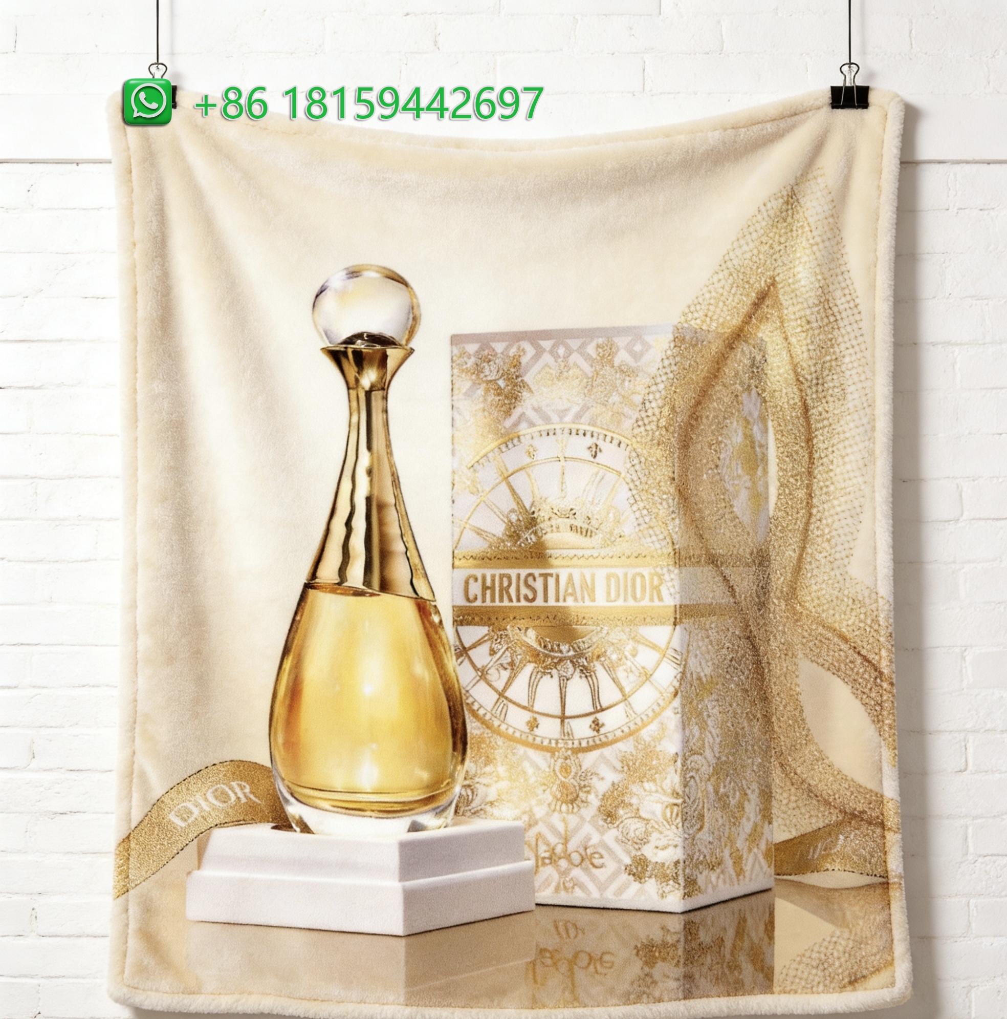 Dior Throw Blankets